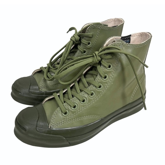 Converse Shoes - Converse Jack Purcell Counter Climate Rubber High Top Olive Green 153581C 5.5W